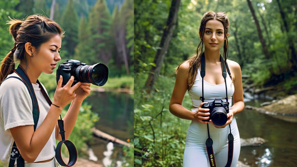 Woman in Red Feather Lakes