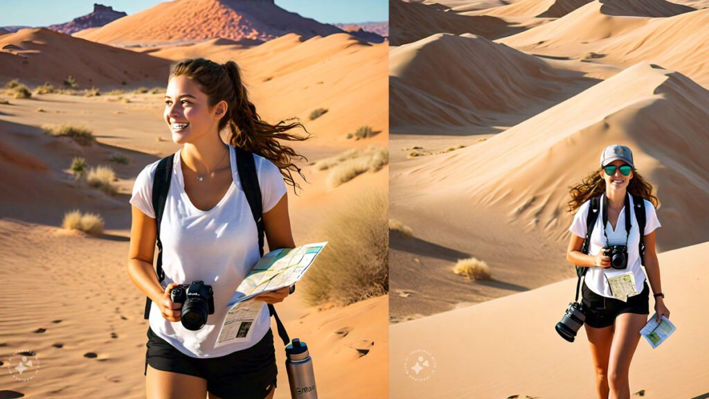 woman in Sand Dunes National Park