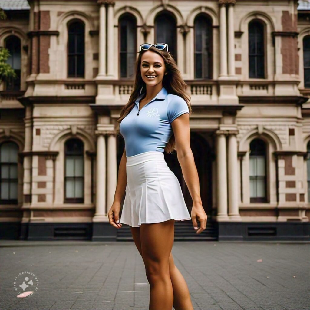 Woman in Historic buildings 