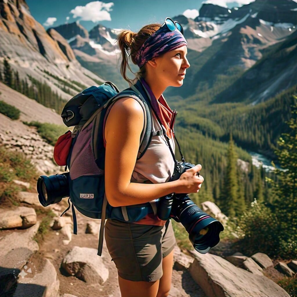 woman in Flatirons